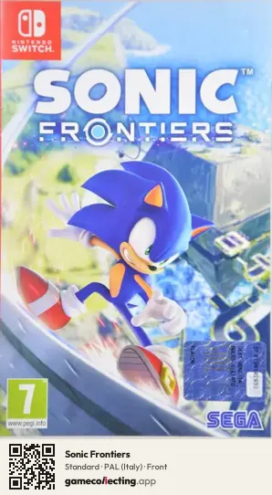 Sonic Frontiers Nintendo Switch, Italy box front