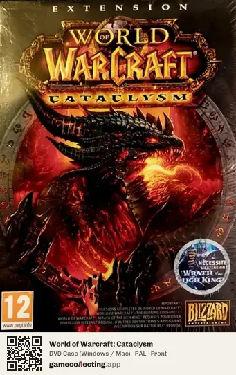 World of Warcraft: Cataclysm Computer, PAL box front