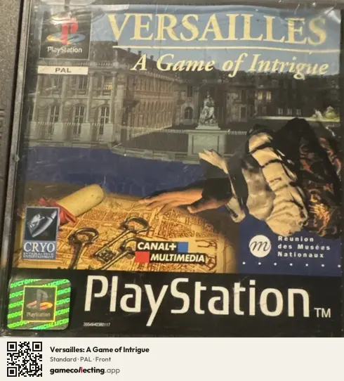 Versailles: A Game of Intrigue PlayStation, PAL box front
