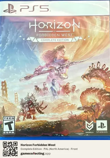 Horizon Forbidden West PlayStation 5, North America box front