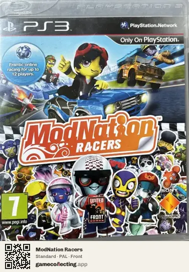 ModNation Racers PlayStation 3, PAL box front