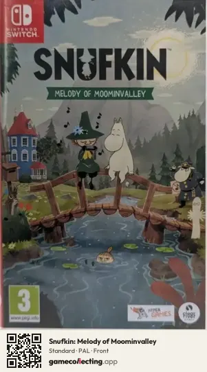 Snufkin: Melody of Moominvalley Nintendo Switch, PAL box front