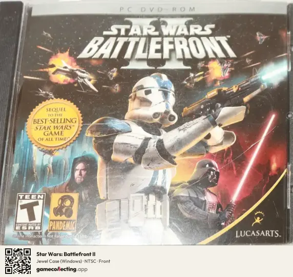 Star Wars: Battlefront II Computer, NTSC box front