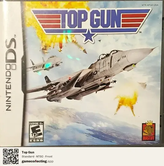 Top Gun Nintendo DS, NTSC box front