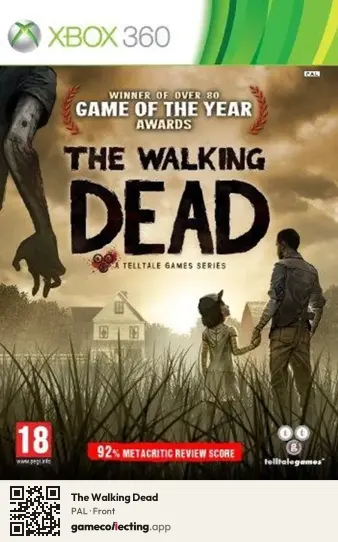 The Walking Dead Xbox 360, PAL box front