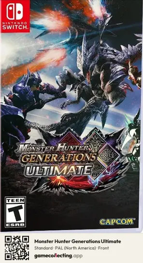 Monster Hunter Generations Ultimate Nintendo Switch, North America box front