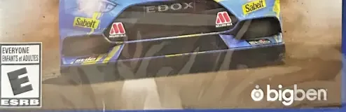 V-Rally 4, the ESRB box on its front