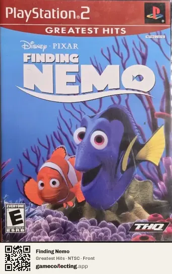 Finding Nemo PlayStation 2, NTSC box front