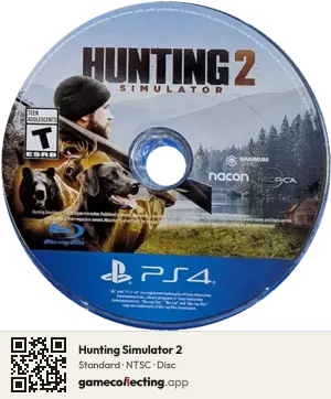 Hunting Simulator 2 PlayStation 4, NTSC disc