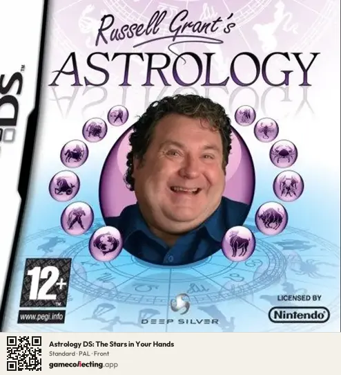 Astrology DS: The Stars in Your Hands Nintendo DS, PAL box front