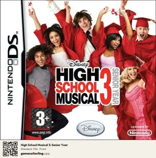High School Musical 3: Senior Year Nintendo DS, PAL box front