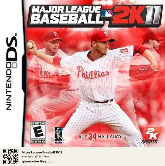 Major League Baseball 2K11 Nintendo DS, NTSC box front
