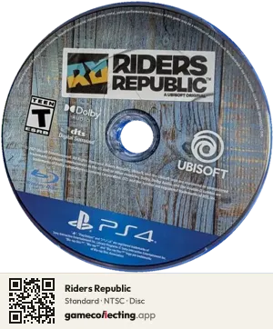 Riders Republic PlayStation 4, NTSC disc
