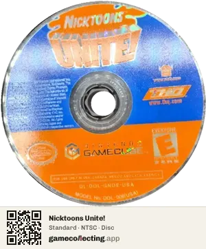 Nicktoons Unite! Nintendo GameCube, NTSC disc