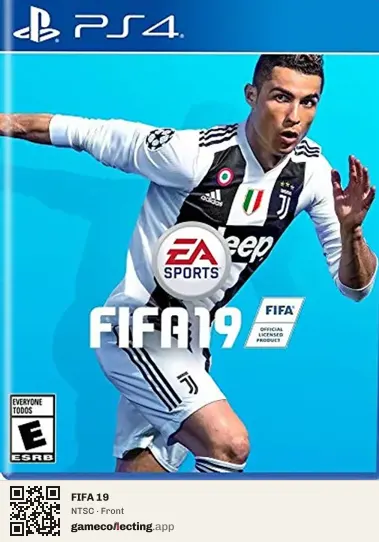 FIFA 19 PlayStation 4, NTSC box front