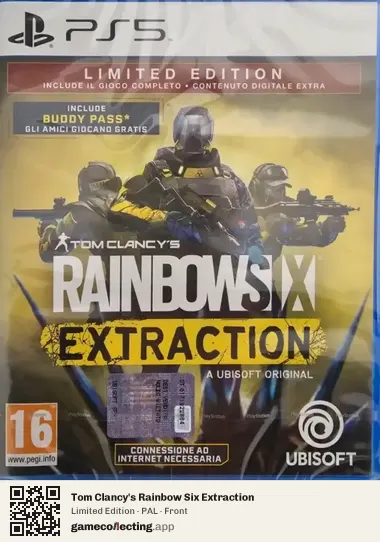 Tom Clancy's Rainbow Six Extraction PlayStation 5, PAL box front