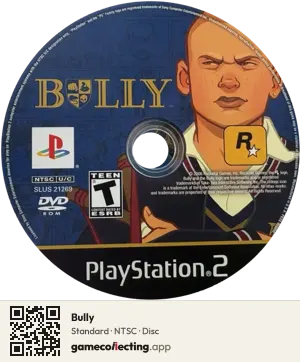 Bully PlayStation 2, NTSC disc