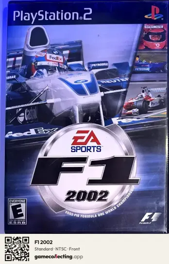 F1 2002 PlayStation 2, NTSC box front