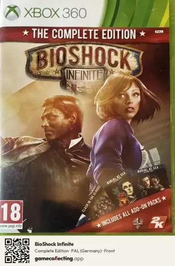 BioShock Infinite Xbox 360, Germany box front