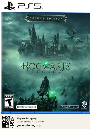 Hogwarts Legacy PlayStation 5, NTSC box front