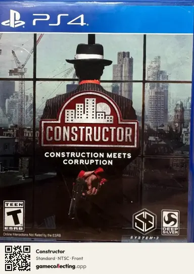 Constructor PlayStation 4, NTSC box front