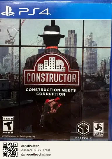 Constructor PlayStation 4, NTSC box front