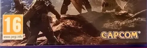 Monster Hunter: World, the PEGI square on its front