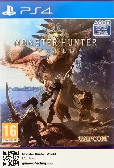 Monster Hunter: World PlayStation 4, PAL box front