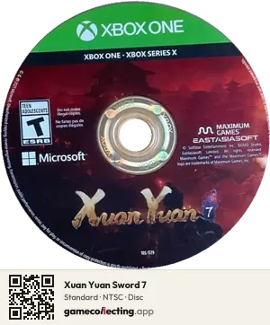 Xuan Yuan Sword 7 Xbox One, NTSC disc