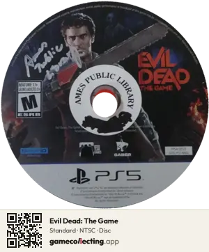 Evil Dead: The Game PlayStation 5, NTSC disc