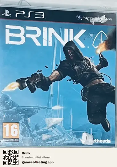 Brink PlayStation 3, PAL box front