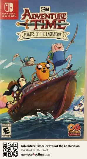 Adventure Time: Pirates of the Enchiridion Nintendo Switch, NTSC box front