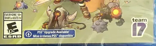 The Knight Witch, the ESRB box on its front
