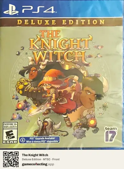 The Knight Witch PlayStation 4, NTSC box front