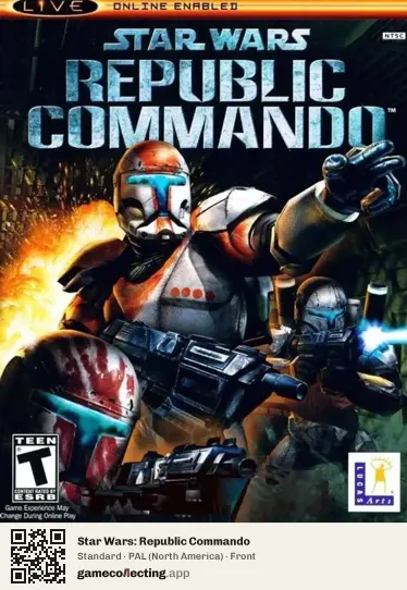 Star Wars: Republic Commando Xbox, North America box front