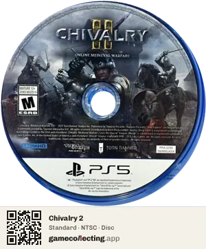 Chivalry 2 PlayStation 5, NTSC disc