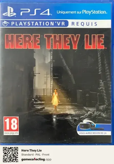Here They Lie PlayStation 4, PAL box front