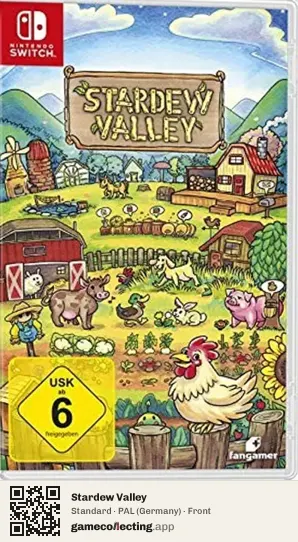 Stardew Valley Nintendo Switch, Germany box front