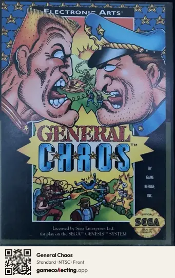 General Chaos Sega Mega Drive / Genesis, NTSC box front