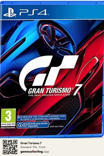 Gran Turismo 7 PlayStation 4, PAL box front