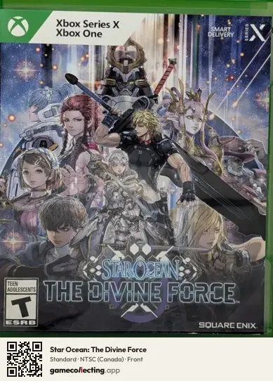 Star Ocean: The Divine Force Xbox Series X, Canada box front