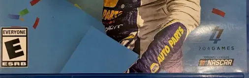 NASCAR Heat 5, the ESRB box on its front