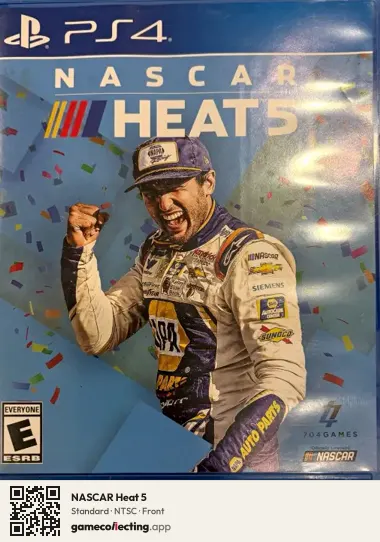 NASCAR Heat 5 PlayStation 4, NTSC box front