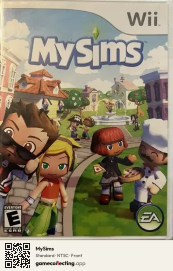 MySims Nintendo Wii, NTSC box front