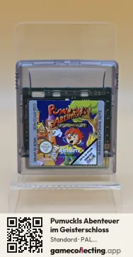 Pumuckls Abenteuer im Geisterschloss Game Boy Color, PAL cartridge label