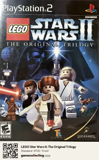 LEGO Star Wars II: The Original Trilogy PlayStation 2, NTSC box front