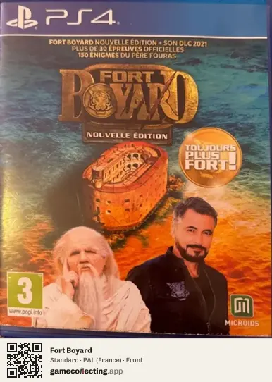 Fort Boyard PlayStation 4, France box front