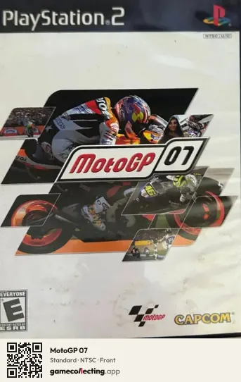 MotoGP 07 PlayStation 2, NTSC box front