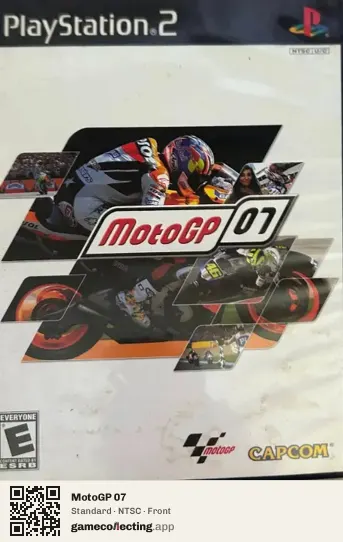 MotoGP 07 PlayStation 2, NTSC box front