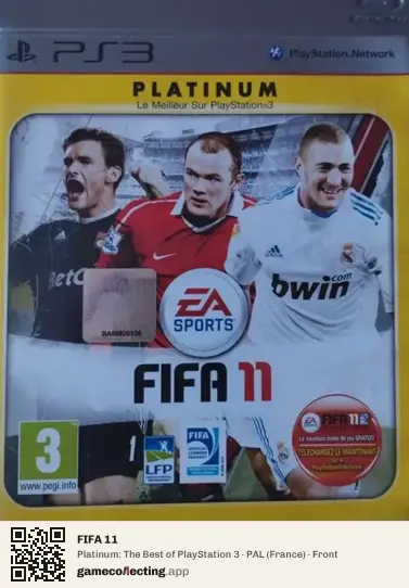 FIFA 11 PlayStation 3, France box front